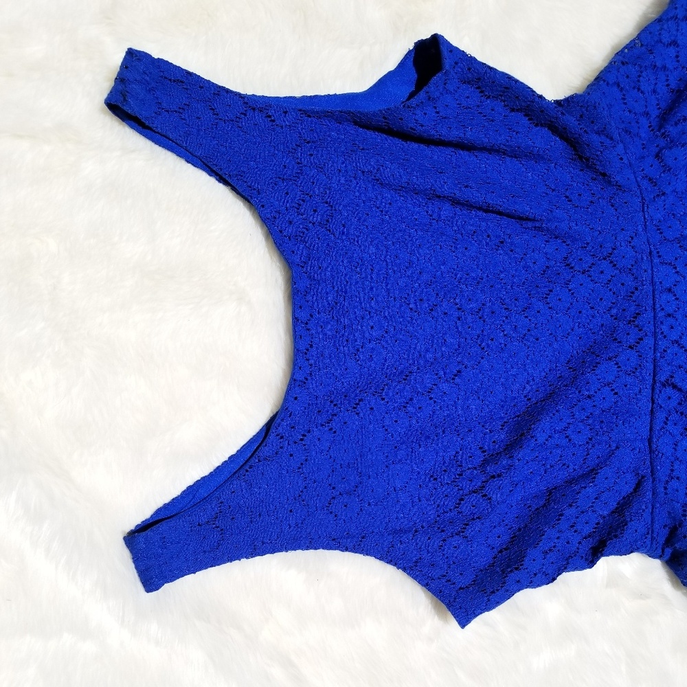 🆕️City Studio Royal Blue Fit & Flare Tiered Dress - Picture 3 of 8